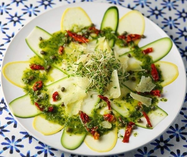 Yellow-Squash-and-Zucchini-Carpaccio-2 Remédio de Hipócrates